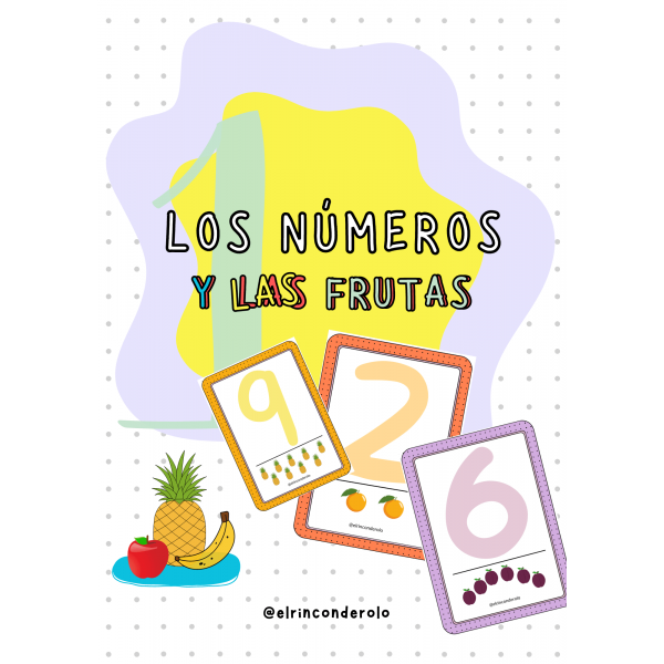 ¿RELLENAMOS? NÚMEROS 0-9 (FRUTAS)