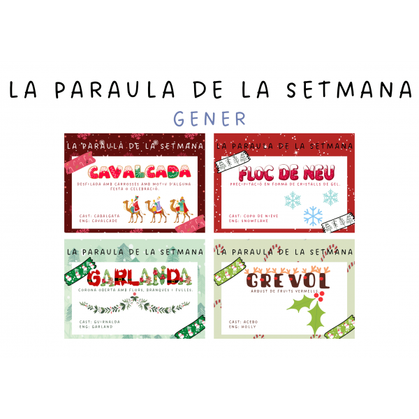 Paraula de la setmana - Gener
