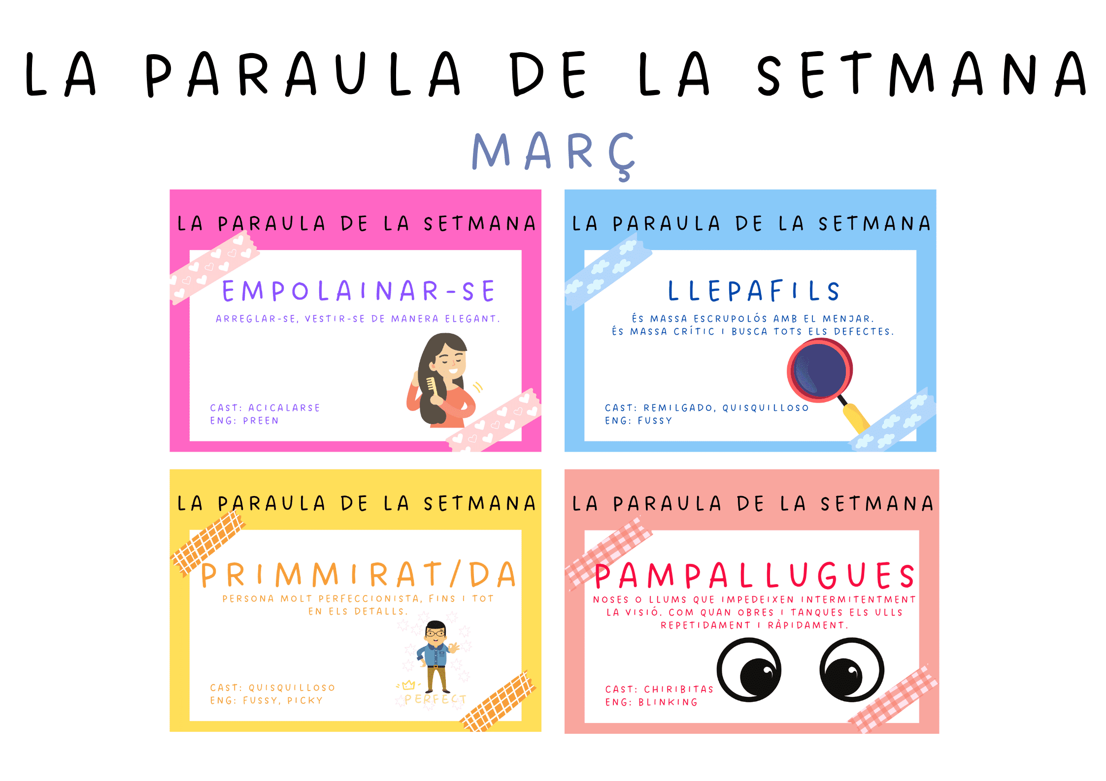 Paraula de la setmana - Març