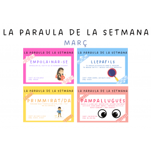 Paraula de la setmana - Març