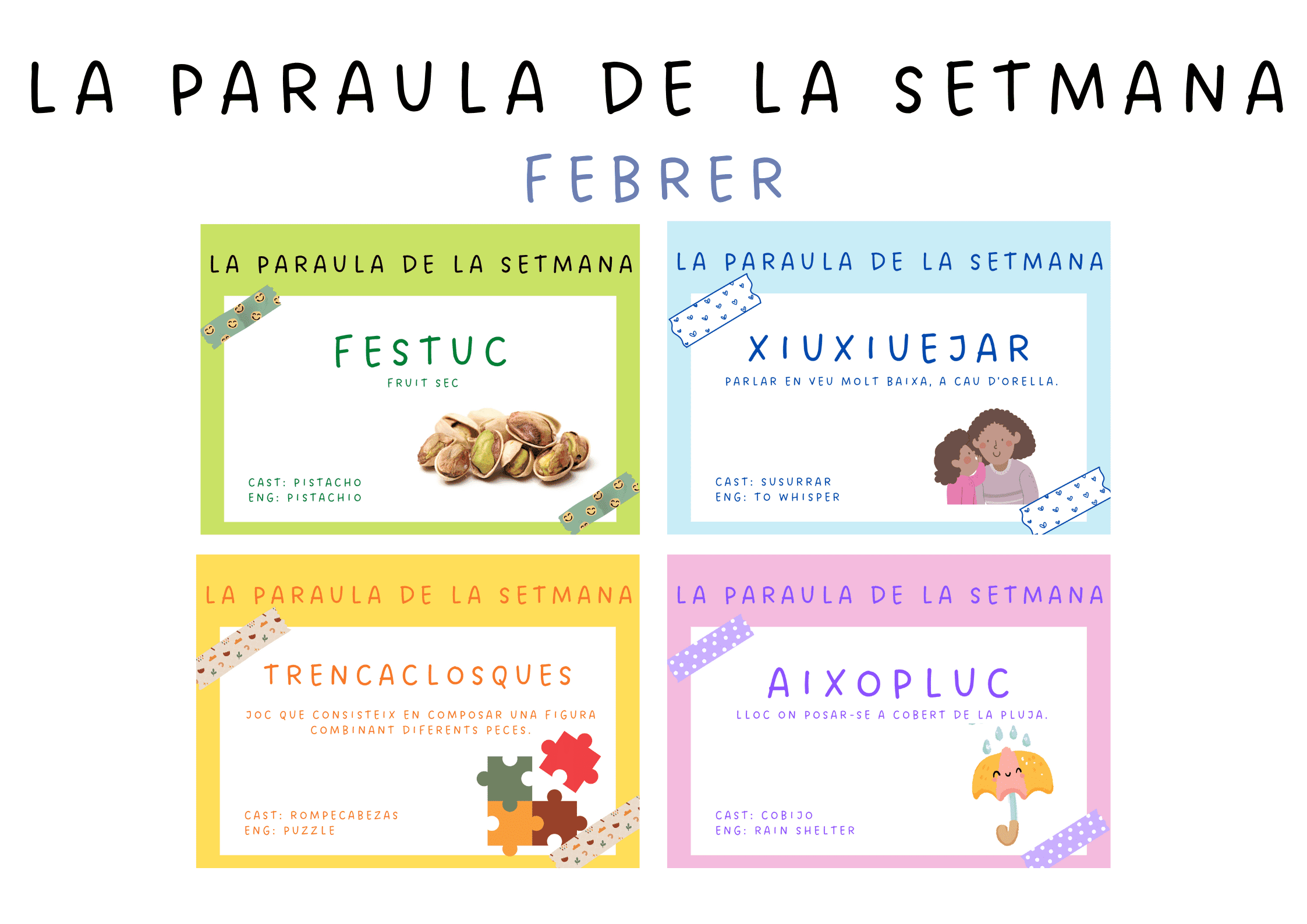 Paraula de la setmana - Febrer