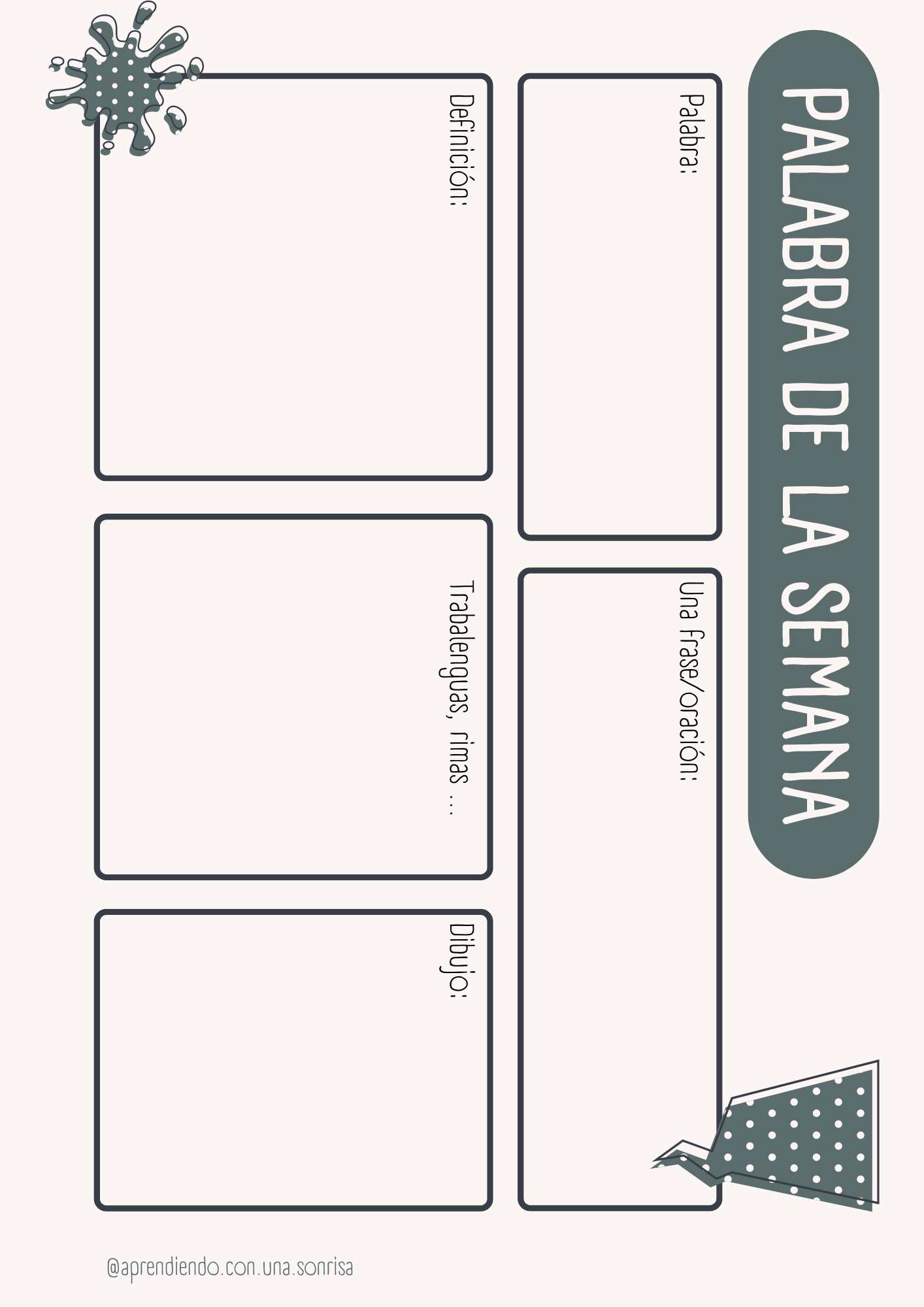 La palabra de la semana.