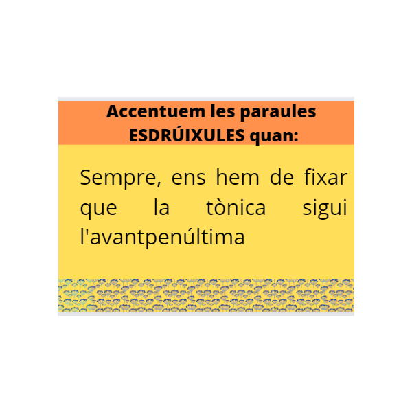 Rètols aula