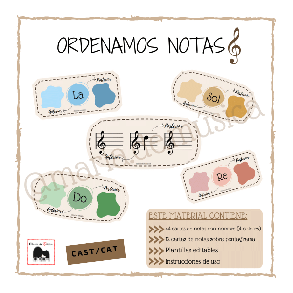 Ordenamos notas