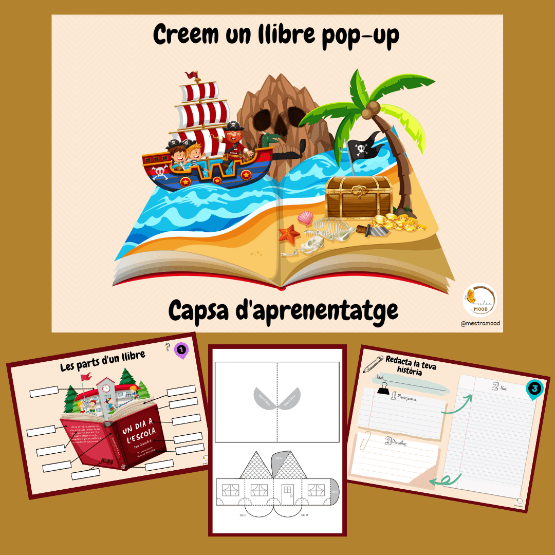 Capsa d'aprenentatge CREEM UN LLIBRE POP-UP