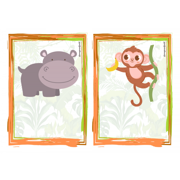 Animales de la selva - Vocabulario