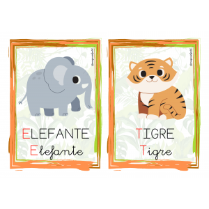 Animales de la selva - Vocabulario