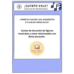 CÁLCULOS MUSICALES.