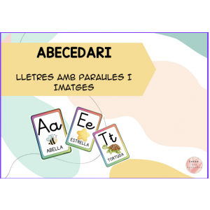 Abecedari imatges i paraules