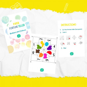 Colours and numbers Fortune Teller