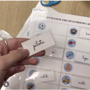 Aprenem a escriure l’abecedari