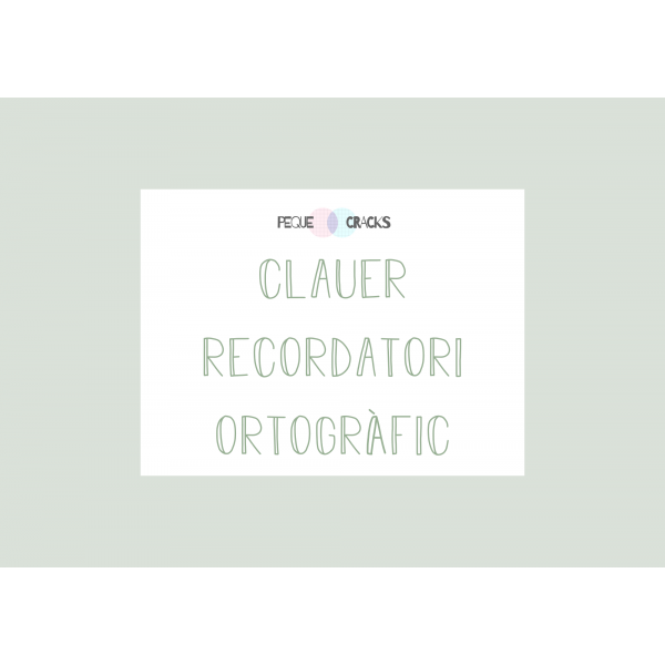 Clauer_Recordatori ortogràfic_CAT