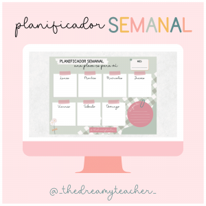 Organizador semanal Oposiciones