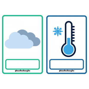 THE WEATHER LEARNING STATIONS PACK: FLASHCARDS AND CARDS