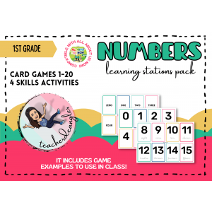 NUMBERS 1-20 LEARNING STATIONS PACK: CARD GAMES