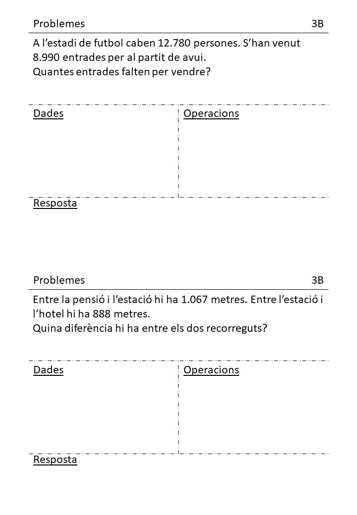 Problemes classificats - Nivell 3