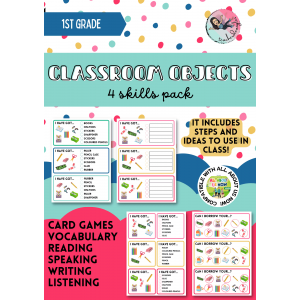 CLASSROOM OBJECTS: 4 SKILLS PACK