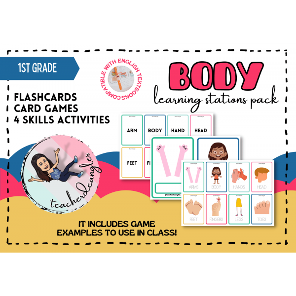 BODY PARTS LEARNING STATIONS PACK