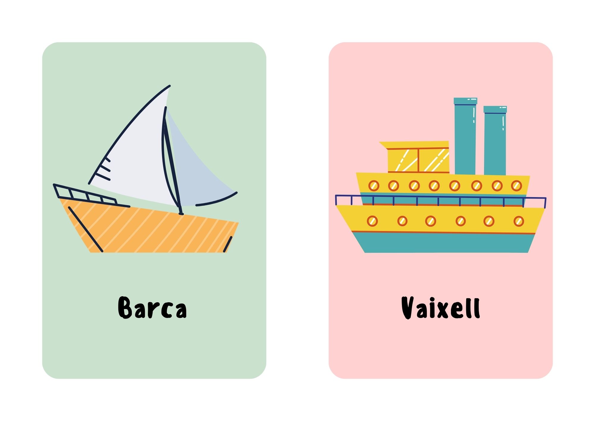 Transports o vehicles - Targetes