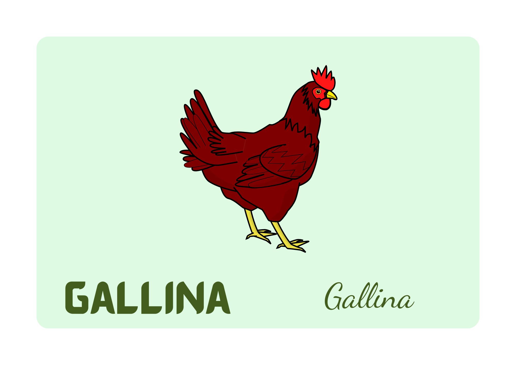 Animals de la granja - Targetes