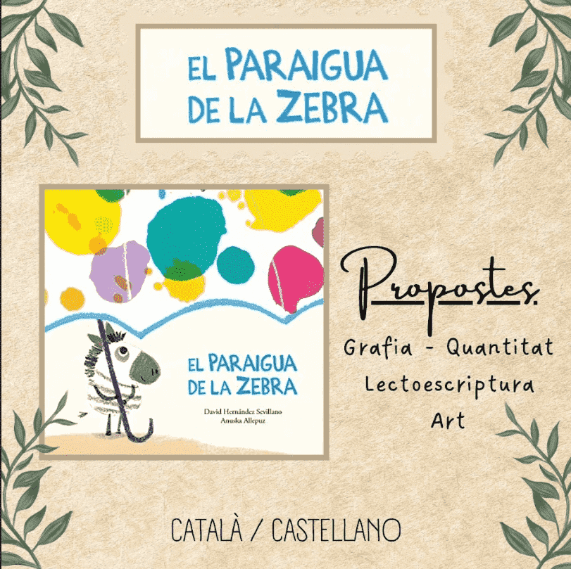 Pack El paraguas de cebra CASTELLANO