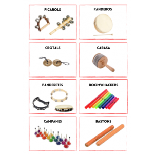 Etiquetes material de música