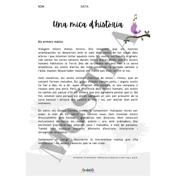 Una mica d'història