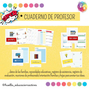 Cuaderno del profesor - Chico con capa roja