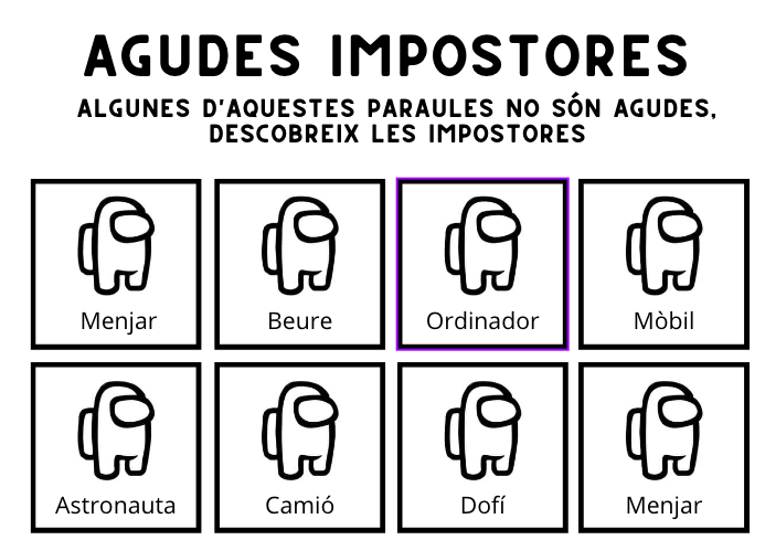 AGUDES I PLANES IMPOSTORES