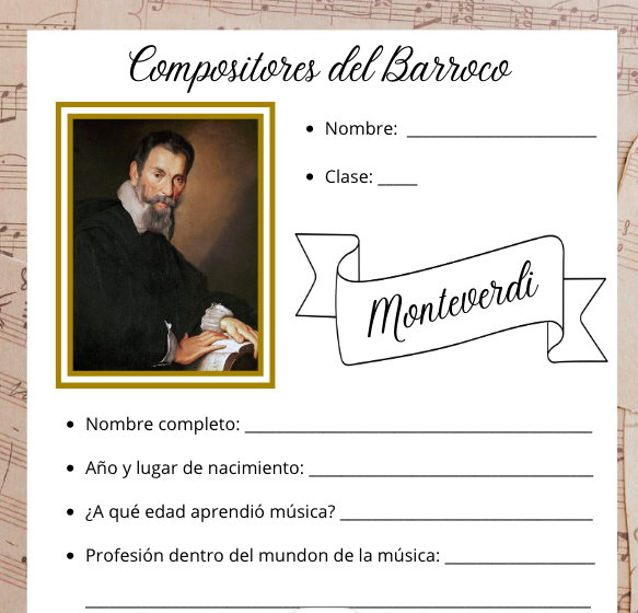 Compositores del Barroco