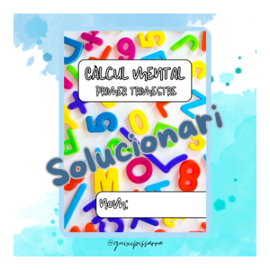 Solucionari càlcul mental - 1T CS