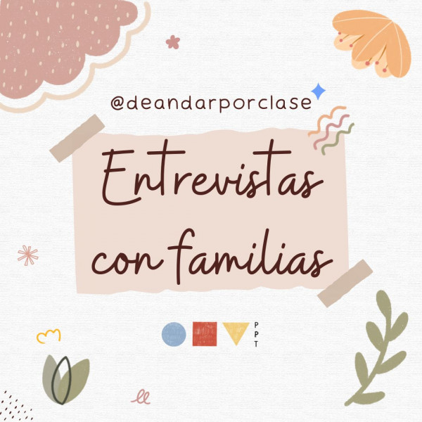 Quadern per entrevistes amb famílies