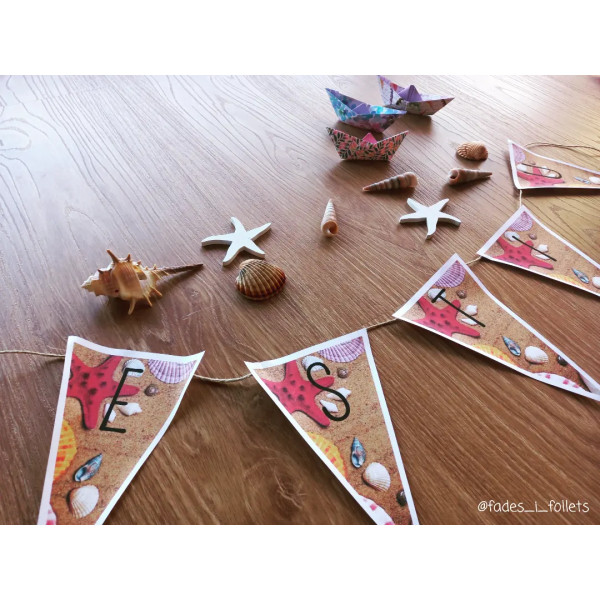 Banderoles ESTIU-Banderines VERANO