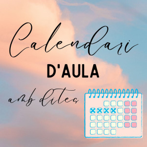 Calendari d'aula amb dites 23-24