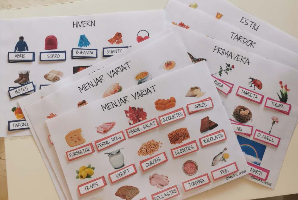 Vocabulari per categories PART 2