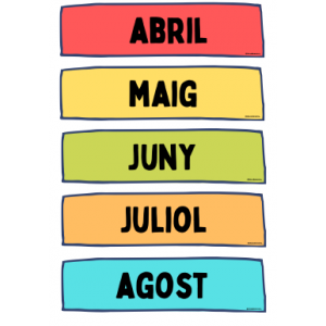 ELS DIES DE LA SETMANA I ELS MESOS DE L'ANY