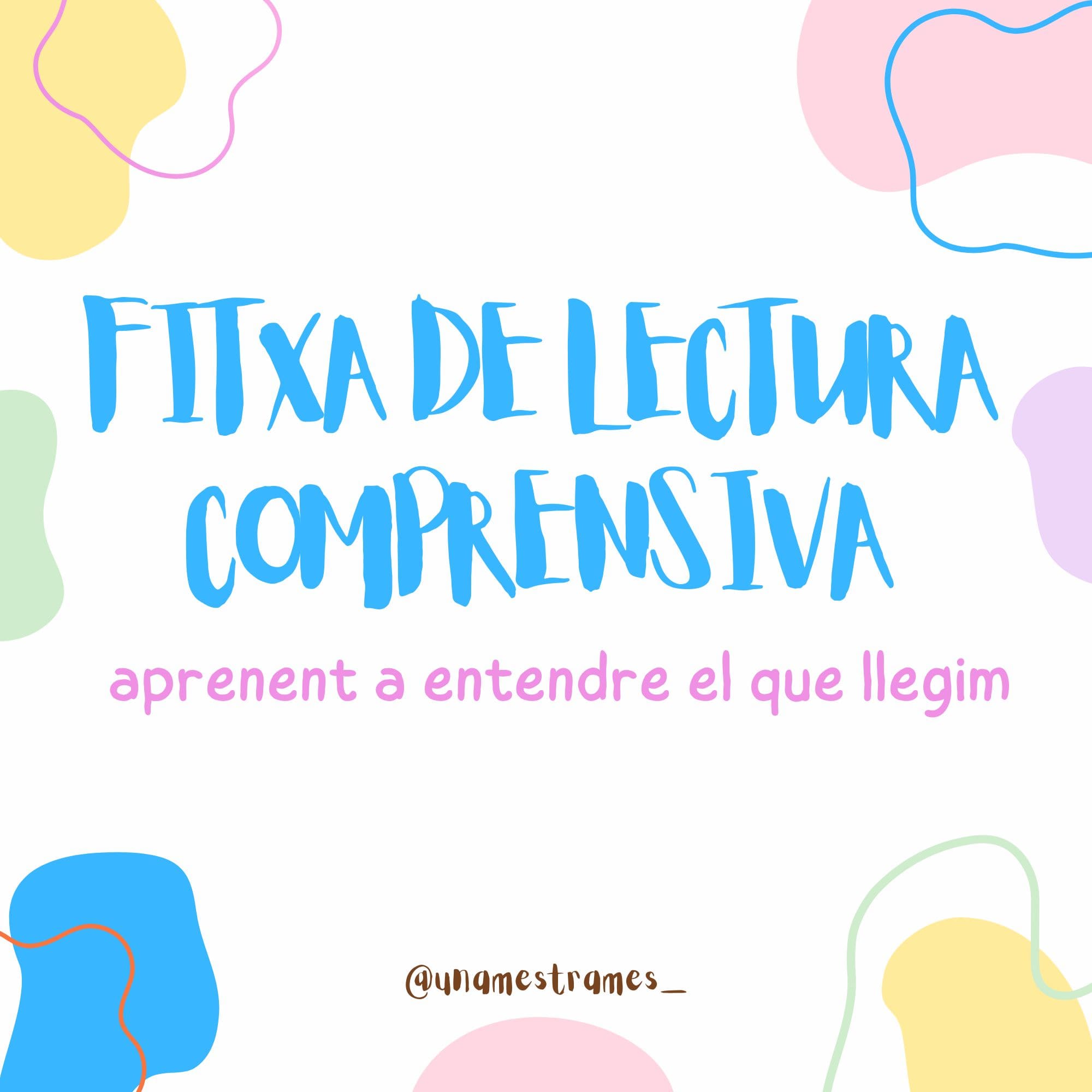 Fitxa de lectura comprensiva