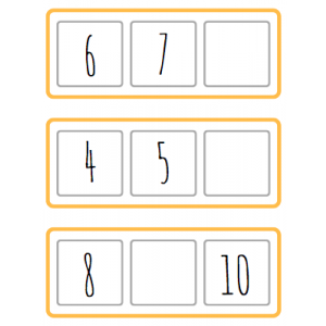 RECTA NUMÈRICA 0-10: NÚMERO ANTERIOR I POSTERIOR