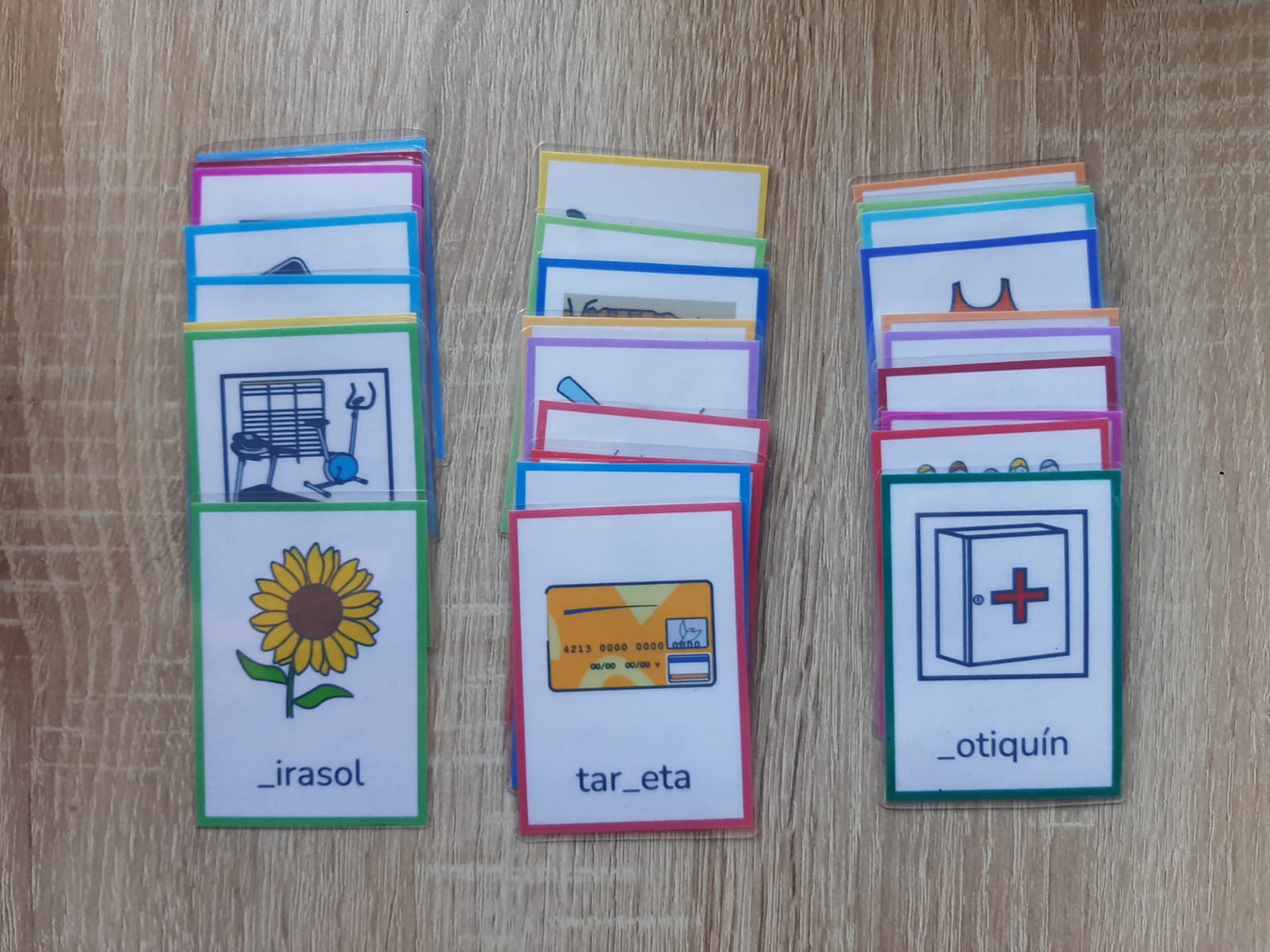 TARJETAS DE VOCABULARIO