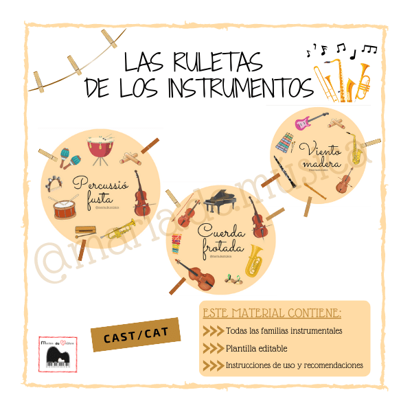 Las ruletas de los instrumentos