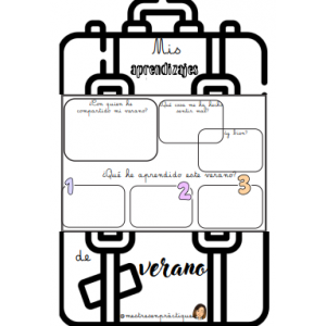 LAPBOOK APRENDIZAJES DEL VERANO