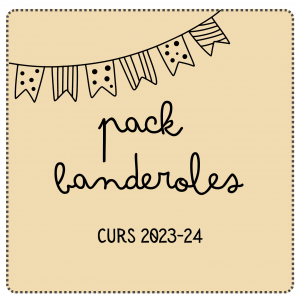 Pack Banderoles per tot el curs
