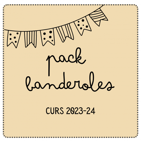 Pack Banderoles per tot el curs