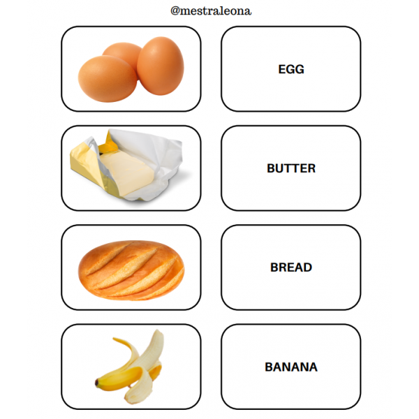 Food flashcards