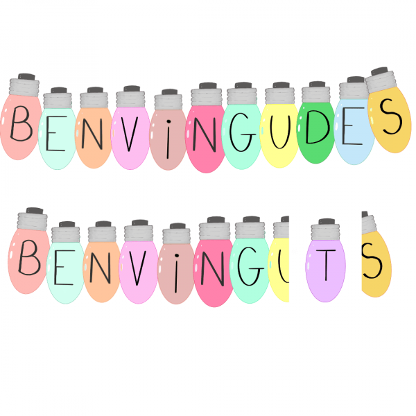 Garlanda BENVINGUTS BENVINGUDES