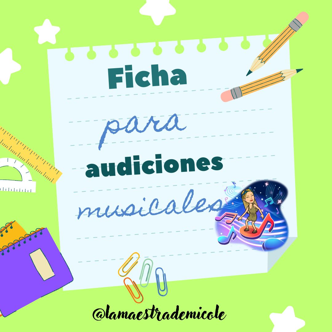 FICHAS AUDICIONES MUSICALES