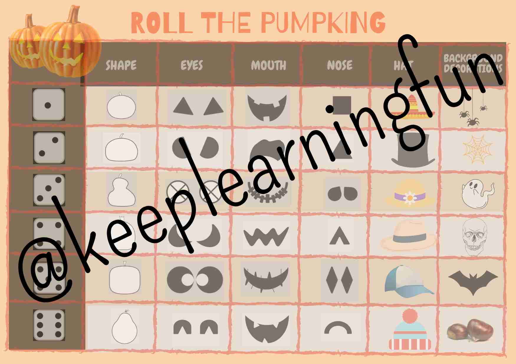 Roll a pumpking