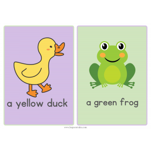 Brown bear flashcards