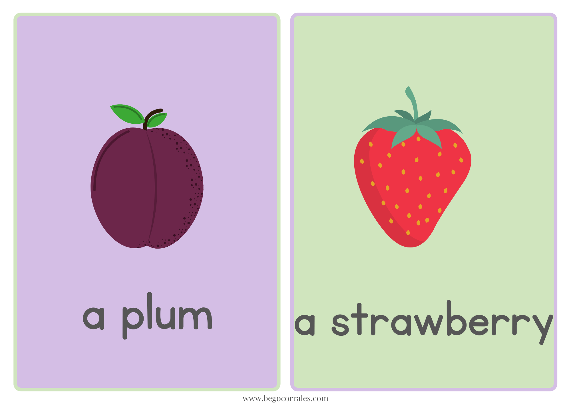 The very hungry caterpillar flashcards