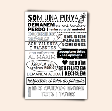 LÀMINA "SOM UNA PINYA"